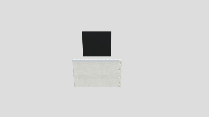 CAMA HERMES Y CUADRO 3D Model
