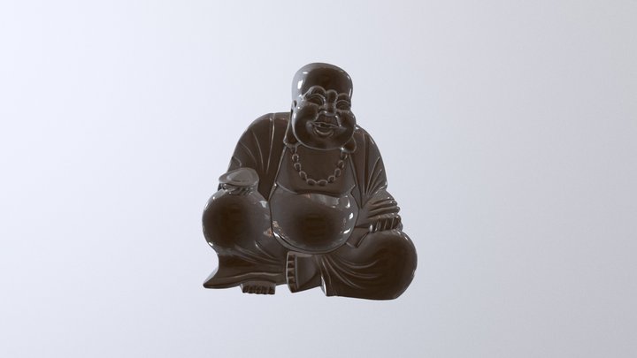 Laughing buddha scan - Einscan SE 3D Model