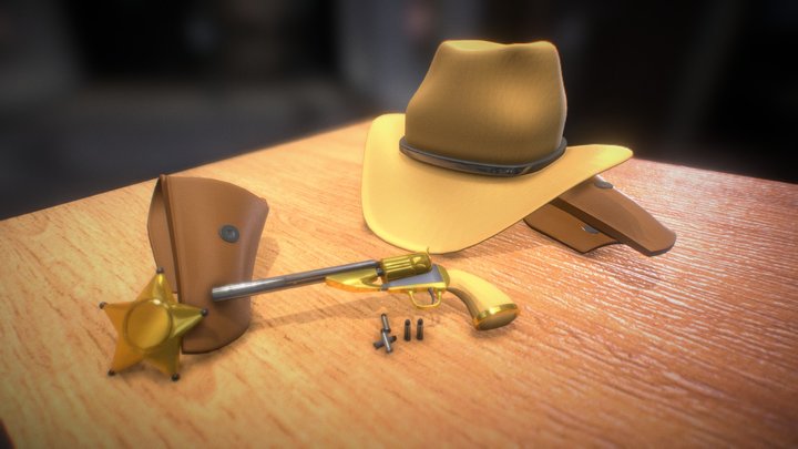 Pack Old West 3D Model