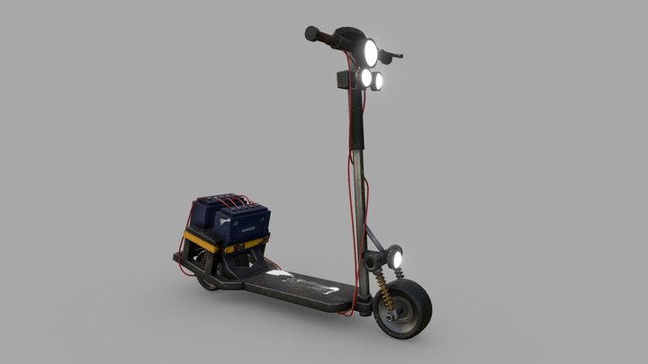 Cyberpunk Scooter
