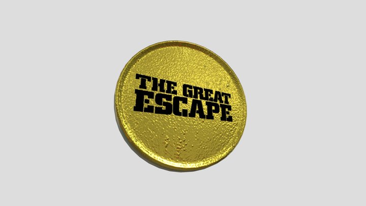 Great Escape coin 3D Model