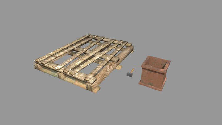 Naples - 3 Simple Props 3D Model