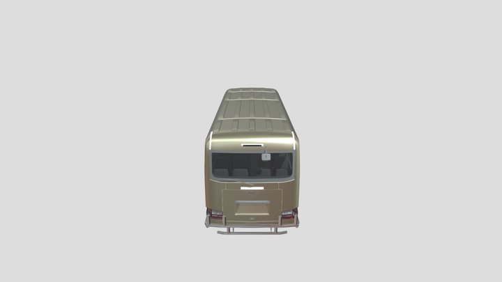Toyota COASTER 2020 3D Model
