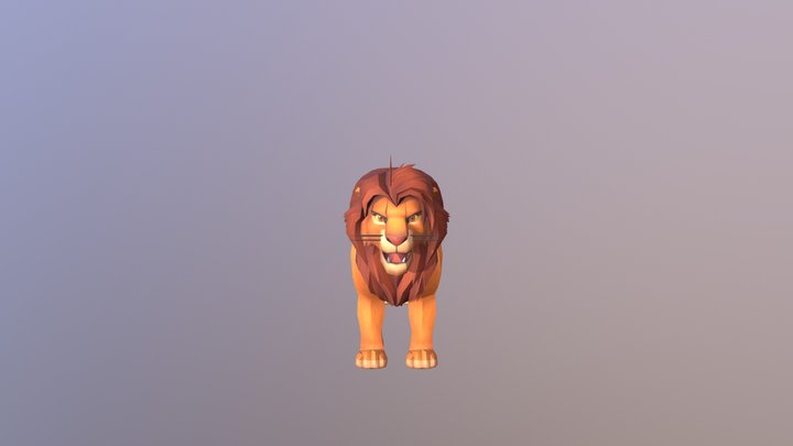 Simba 3D Model