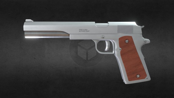 Gun (Low) 3D Model
