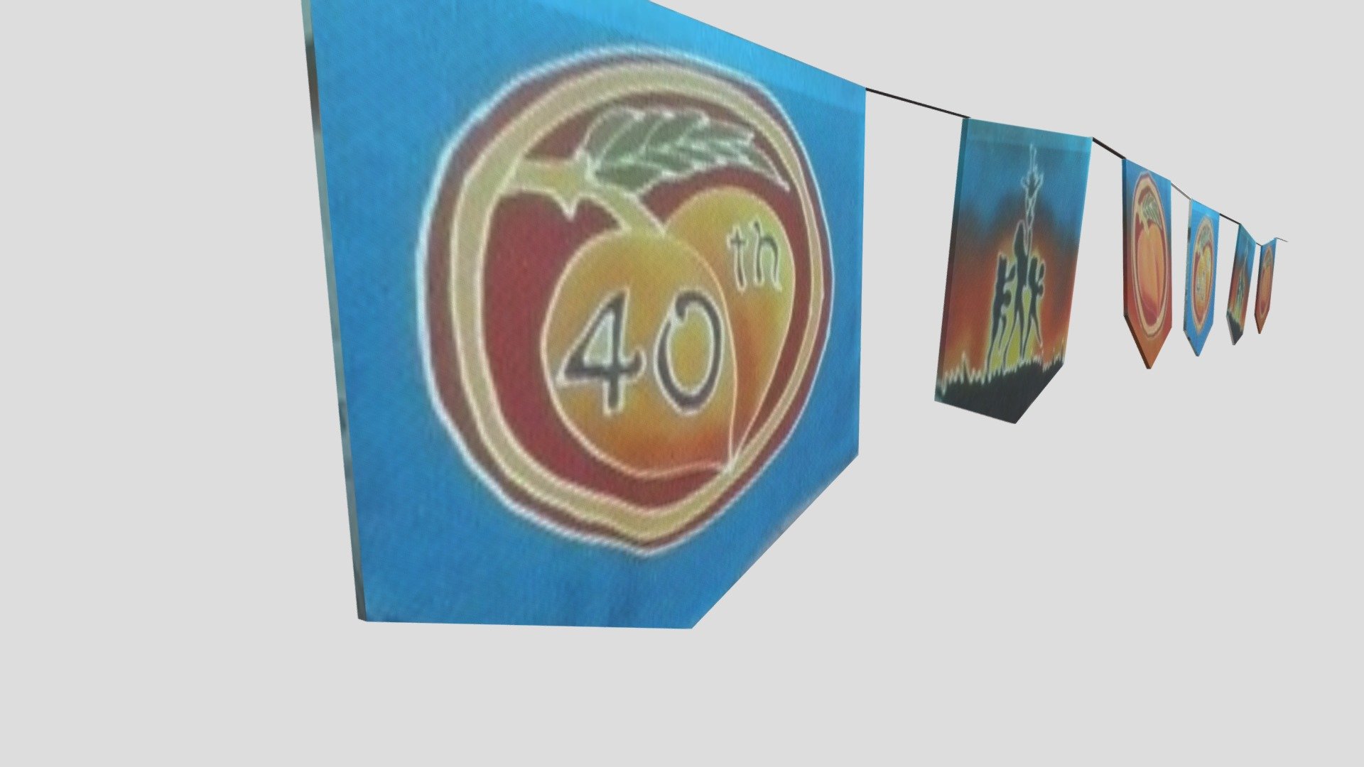 OCF 40th annual Silk Screen Flags