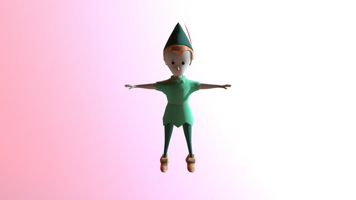 Peter Pan 3D Model