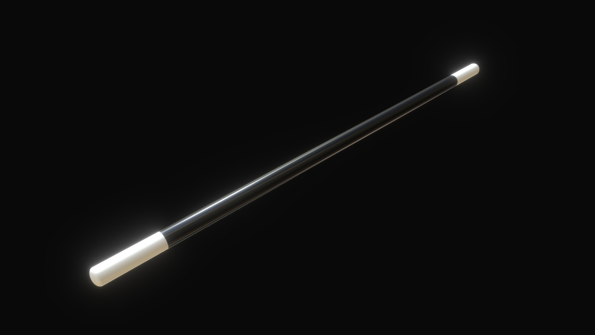 3D model Magic wand - This is a 3D model of the Magic wand. The 3D model is about a sword with a long handle.