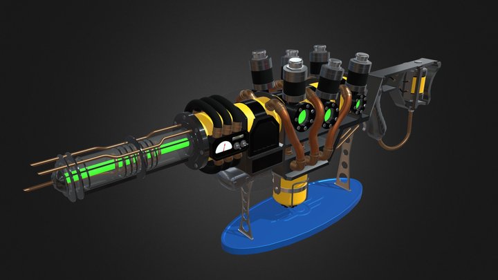 Plasma Rifle - Fallout 3 3D Model
