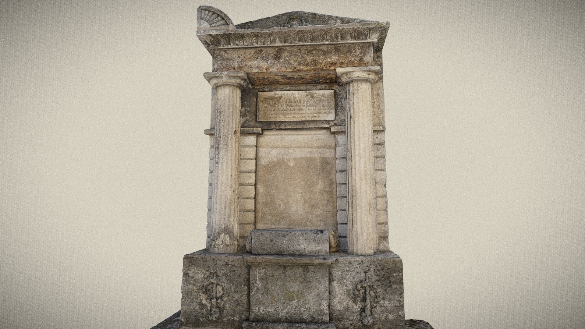 Grabmal — Sketchfab embed 3D viewer