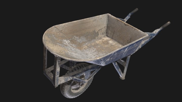 Wheel Barrow 3D Model