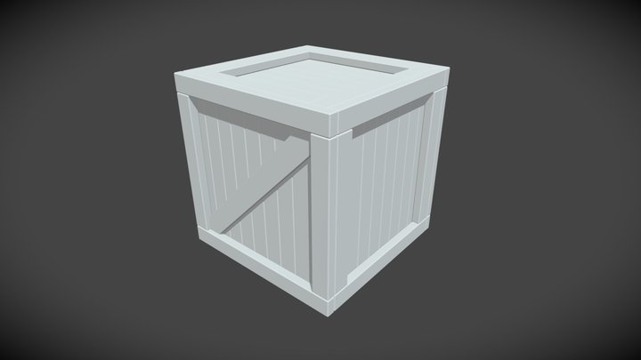 Crate 3D Model