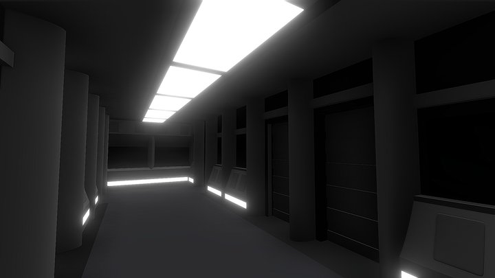 Star Trek - Corridor/Room 3D Model