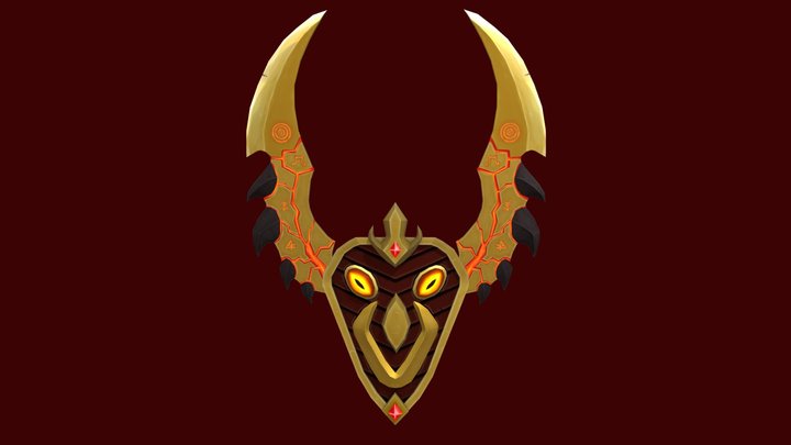 Sulligat Doherflame | Demonic shieldblades 3D Model