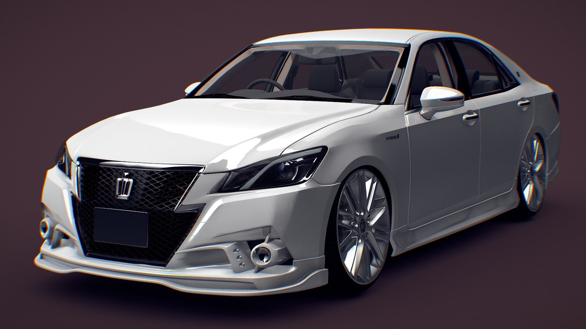 Toyota Crown athlete s210 - Download Free 3D model by Black Snow 