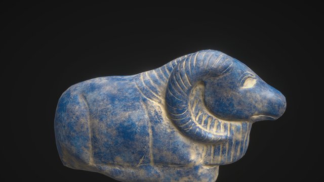 Lapis Lazuli Ram 3D Model