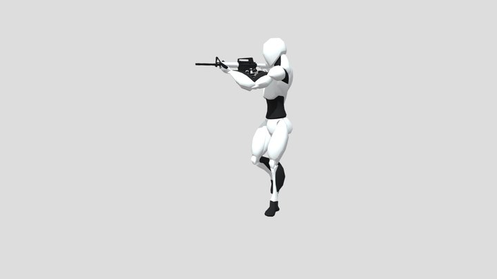AA_Female_Movement_Rifle_Additional_Motion 3D Model
