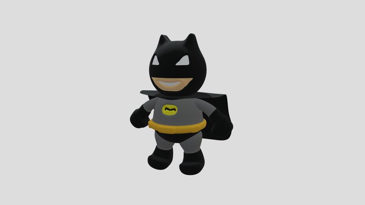 Mini Batman 3D Model