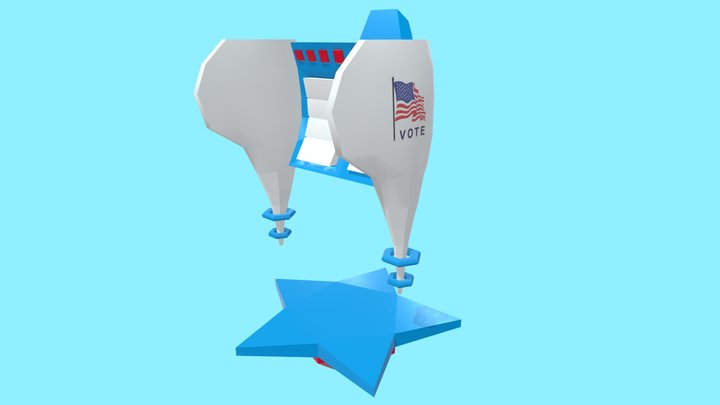 Jetsons Voting Booth 3D Model