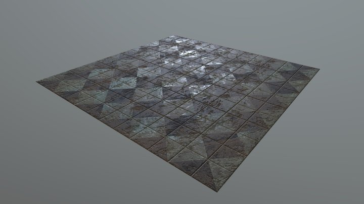 Floor Tile Material 3D Model