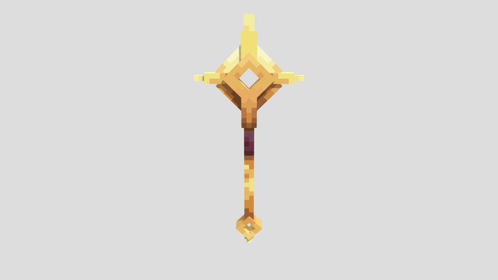Solari Staff 3D Model