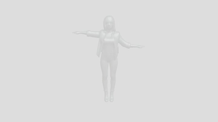 person in T-pose 3D Model