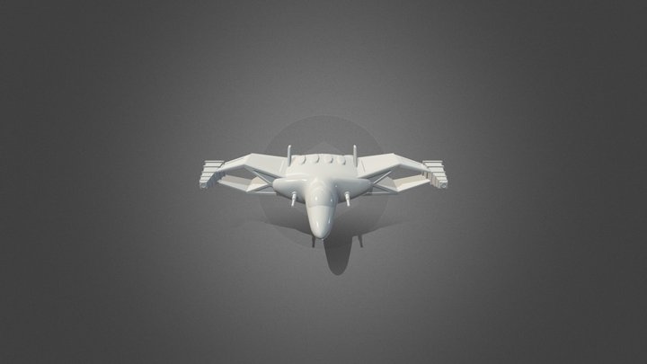 Toy Spaceship 3D Model