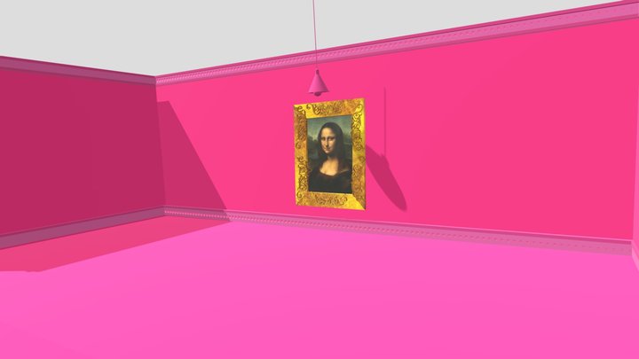 Pink Background 3D Model