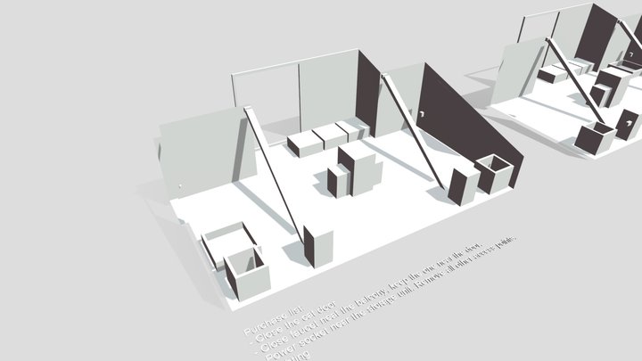 Terras ontwerp Mvr Lang 3D Model