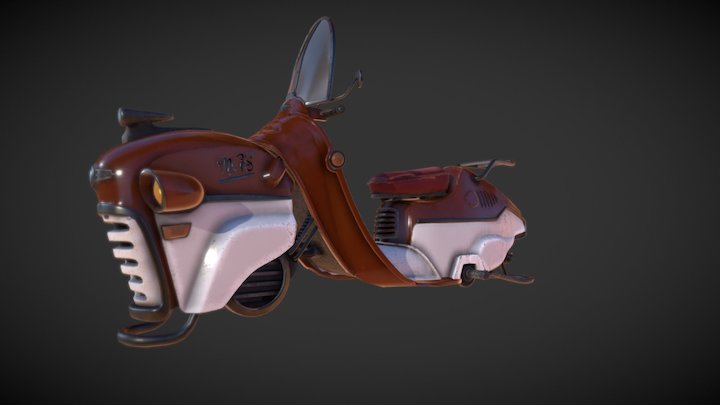 Retrocycle 3D Model