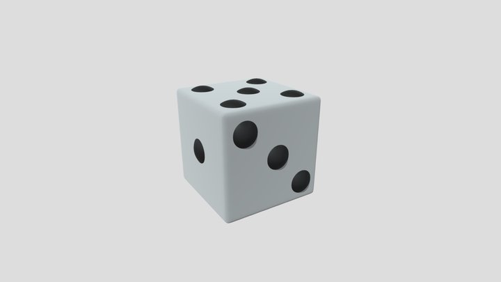3D Normal Dice 3D Model