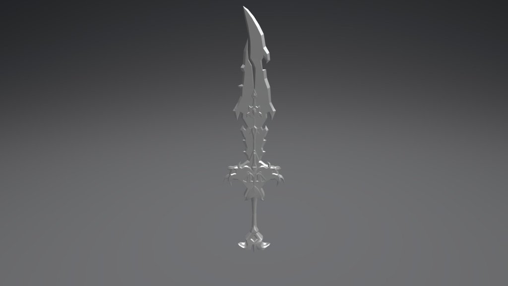 WIP Low Poly Sword - 3D model by Francis Caron (@llethall) [1394a8e ...