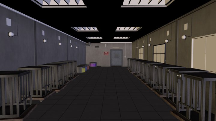 Rod's Factory (extraction room) 3D Model