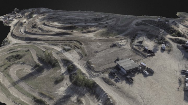 Crow Hill Motorcross Track 3D Model