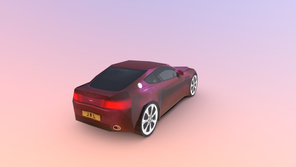 Aston Martin V8 Vantage - Merlot Red