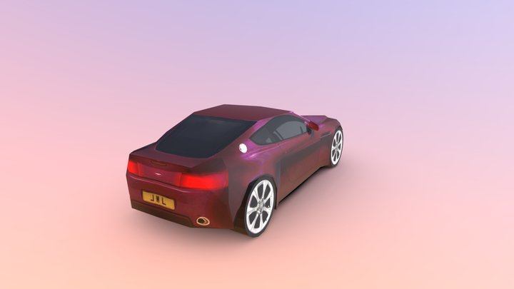 Aston Martin V8 Vantage - Merlot Red – Modello 3D gratuito STL