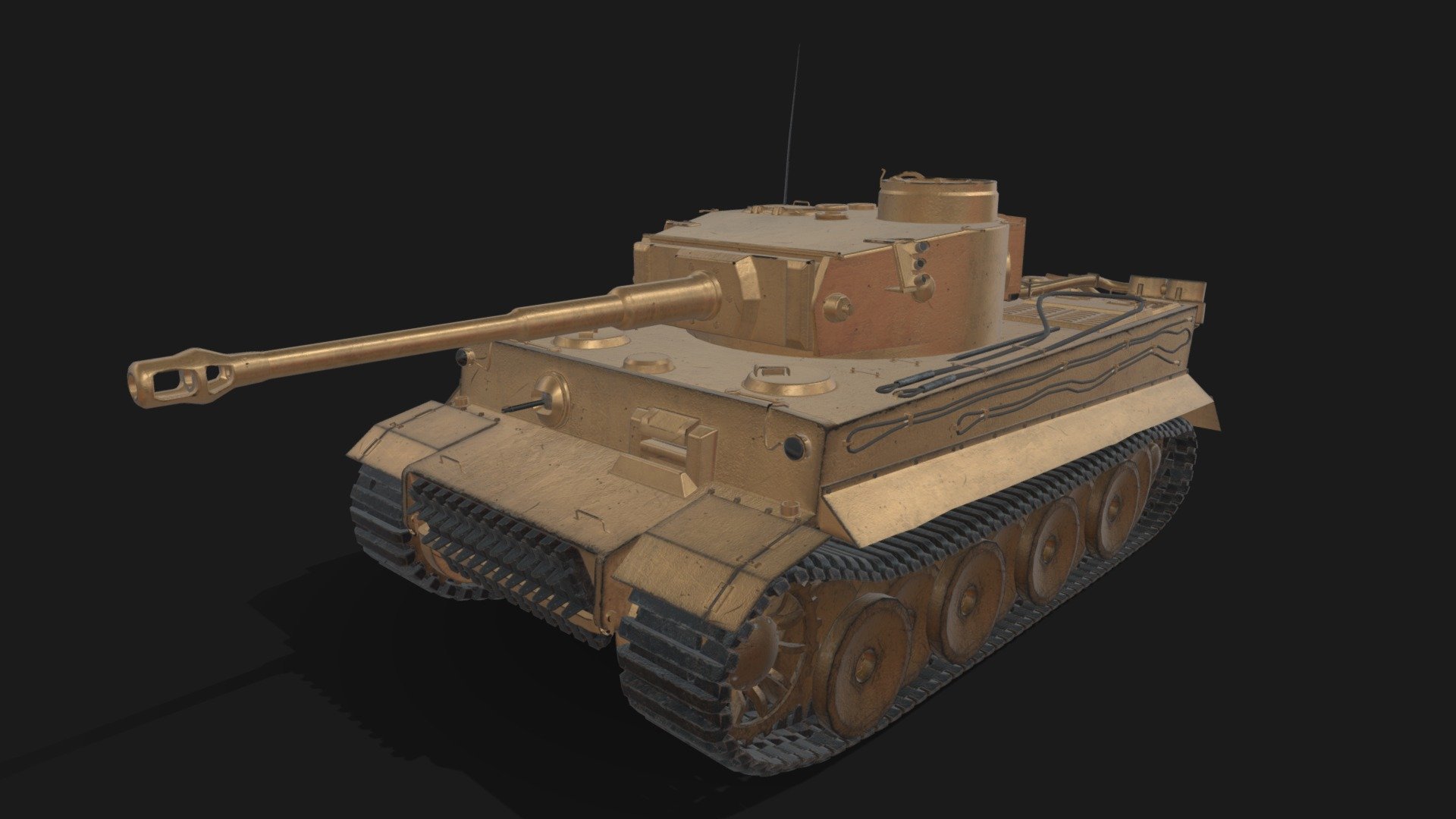 Tank Tiger Download Free 3d Model By Milotor1 M1lotor 139a59d Sketchfab