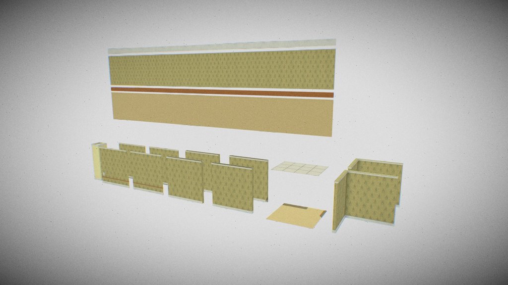 Backrooms PSX Layer 0 (Trim + Modules)