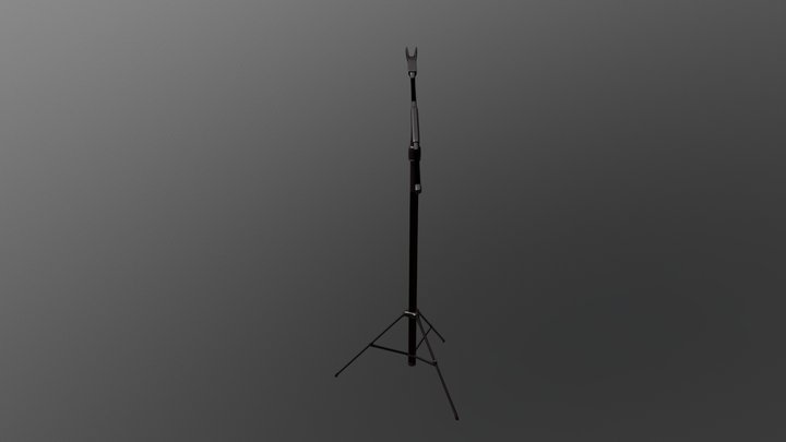 Microfone Stand 3D Model