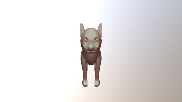 Friendly Husky 3D Model