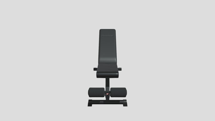 Training Bench, Incline Bench 3D Model