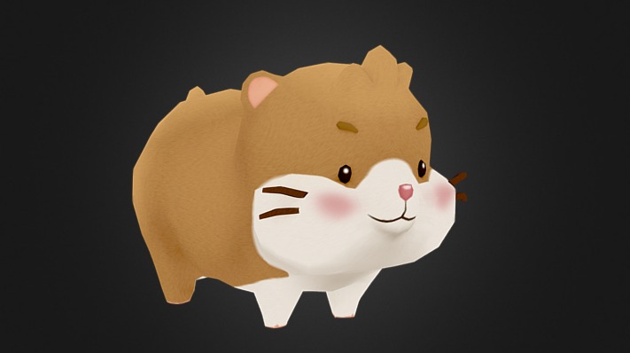 Captain Pancake, the hamster - 3D model by pixelmatsch [139c33e ...