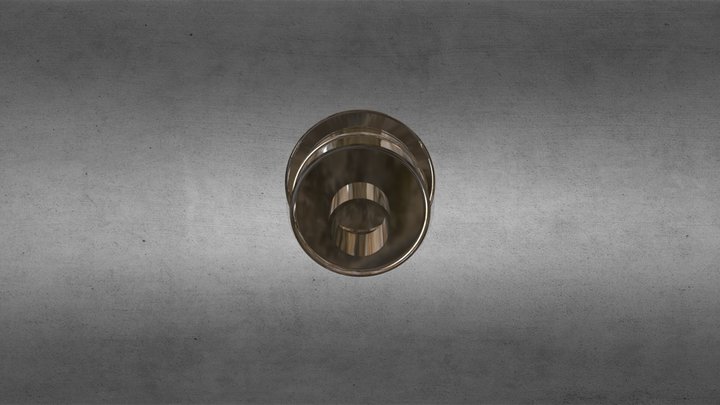 09-169-D Донный слив 154 антивихревой 3D Model