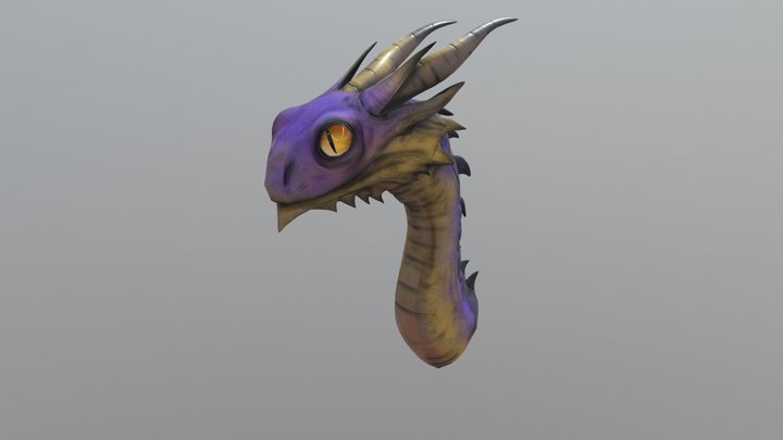 Dragon Bust 3D Model