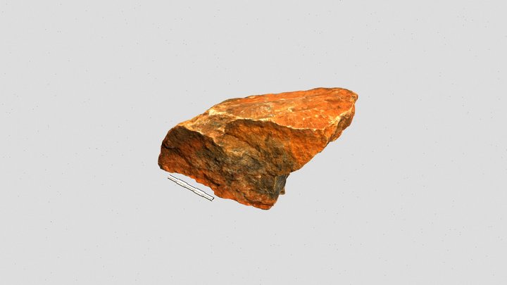 W23-07 D With Scale Bar 3D Model