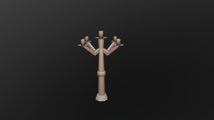 Candleabra - WIP 3D Model