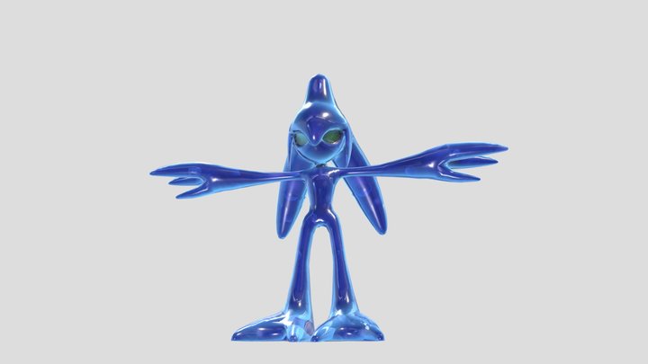 Sonic Forces Speed Battle - Chaos 0 3D Model