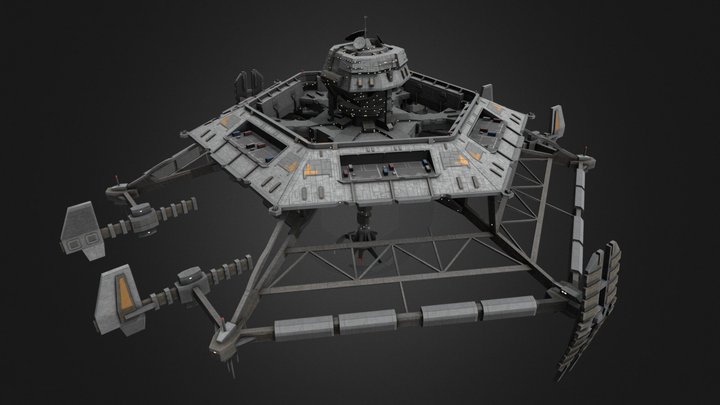 Merchant Station 3D Model