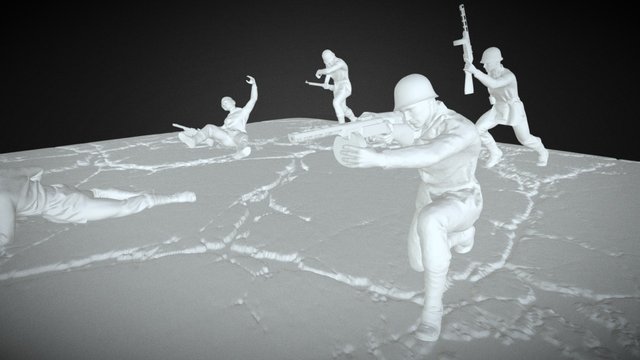 Lenino Battle 3D Model
