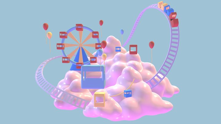 Amusement Park V2 3D Model
